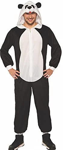 Forum Novelties Hooded Panda Jumpsuit Adult Costume