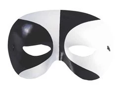Forum Mardi Gras Masquerade Costume Voodoo Half Mask