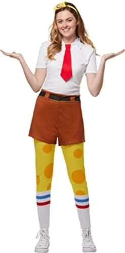 Rubie's Womens Spongebob Squarepants Costume Romper -Rubies Shop 318loz0uTDL. AC