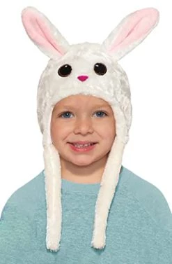 Rubie's Child's Forum Bunny Ears With Hood, One Size , White