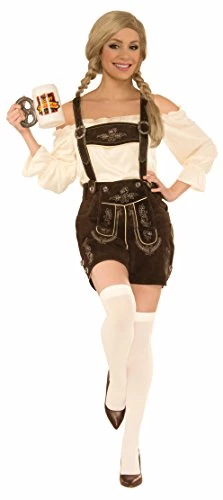 Forum Women's Deluxe Leather Lederhosen Costume
