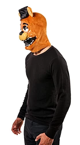 Rubie's Adult Five Nights At Freddy's Plush Freddy Costume Mask, As Shown, One Size 5 Rubie's Adult Five Nights At Freddy's Plush Freddy Costume Mask, As Shown, One Size - Image 3