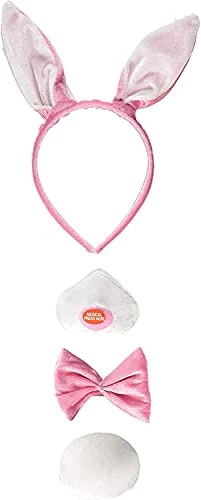 Forum Novelties Animal Costume Set Bunny Ears Nose Tail With Sound Effects