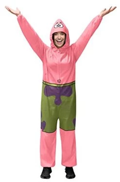 Rubie's Unisex-adult Classic Spongebob Patrick Star Comfy Wear Jumpsuit
