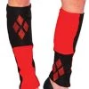 Rubie's Costume Co. Women's Standard DC Comics Harley Quinn Leg Warmers, Multicolor, One Size -Rubies Shop 31areUmmHUL