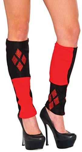 Rubie's Costume Co. Women's Standard DC Comics Harley Quinn Leg Warmers, Multicolor, One Size 3 Rubie's Costume Co. Women's Standard DC Comics Harley Quinn Leg Warmers, Multicolor, One Size