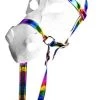 Forum Unisex-Adult's Unicorn Costume Mask With Bridle, White/Rainbow, One Size -Rubies Shop 31bph0hgnYL