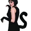 Forum Novelties Black Furry Adjustable Cat Tail