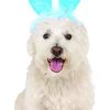 Crinkle Blue Bunny Ears Pet Headband, Medium/Large -Rubies Shop 31kweGeHdYL
