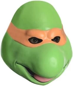 Nickelodeon Teenage Mutant Ninja Turtles Adult Michelangelo Overhead Latex Mask -Rubies Shop 31qUXKJGs4L. AC