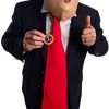 Rubie's Donald Chump Half-Mask With Sound Chip And Tie, As Shown, One Size -Rubies Shop 31u5GvicVL