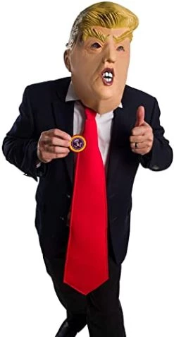 Rubie's Donald Chump Half-Mask With Sound Chip And Tie, As Shown, One Size