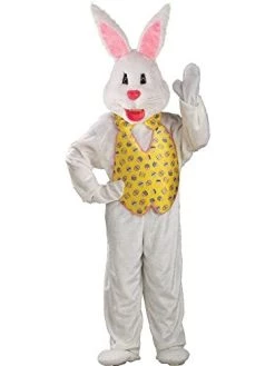Rubie's Adult Deluxe Bunny Costume With Mascot Head