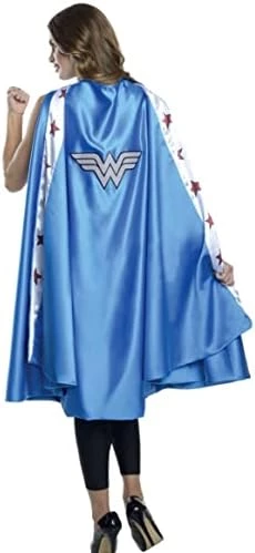 Rubie's Costume Co Women's DC Superheroes Deluxe Wonder Woman Cape 6 Rubie's Costume Co Women's DC Superheroes Deluxe Wonder Woman Cape - Image 4