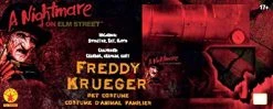 Rubie's Unisex Adult Nightmare On Elm Street Freddy Krueger Pet Costume Party Supplies, Multicolor, S Neck 12 Girth 17 Back 11 US -Rubies Shop 41 N2oAue1L
