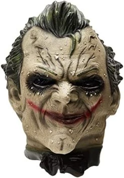 Batman Arkham City Deluxe Joker Mask -Rubies Shop 410n9f8sAoL. AC