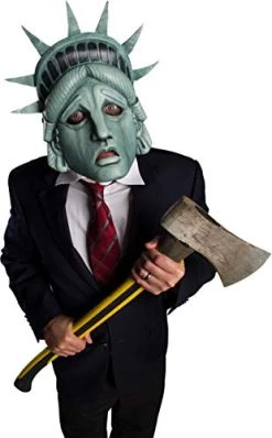 Rubie's Mens New World Disorder Vacuform Mask -Rubies Shop 411kMHUQFDL