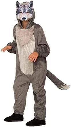 Wolf Jumpsuit With Mask For Boys -Rubies Shop 413J9hap L. AC