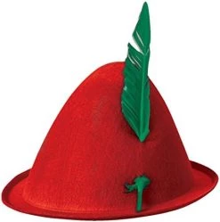 Forum Men's Alpine Hat With Feather -Rubies Shop 413Lo9Xq6vL. AC