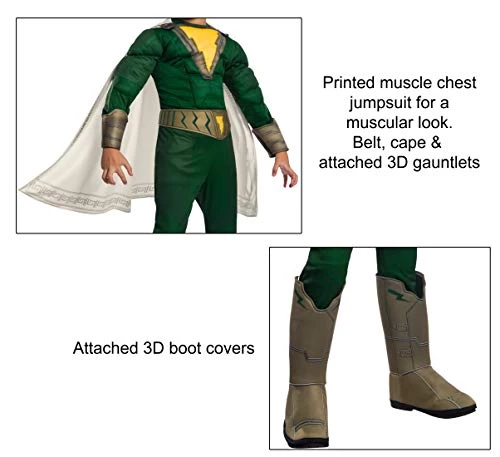 Rubie's Deluxe Shazam Pedro Child Costume 4 Rubie's Deluxe Shazam Pedro Child Costume - Image 2