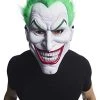 Rubie's Mens Joker Clown Costume Mask, As Shown, One Size US -Rubies Shop 415m4H7aHdL