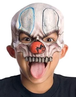Rubie's Costume Half Chuckles Chinless Clown Mask