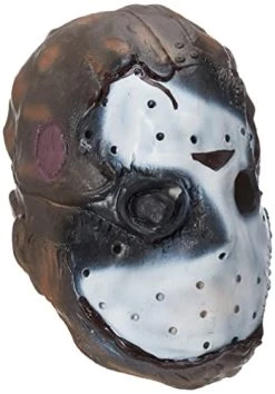 Forum Novelties Friday The 13th Jason Voorhees Vinyl Costume Mask, As Shown, One Size