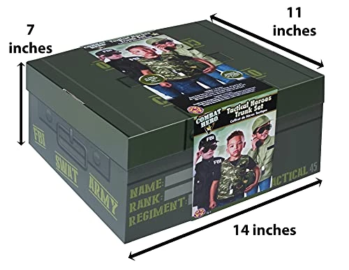 Forum Novelties Child's Tactical Hero Trunk Set (Soldier, Pilot, FBI), Small 5 Forum Novelties Child's Tactical Hero Trunk Set (Soldier, Pilot, FBI), Small - Image 3