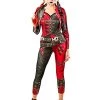 Rubie's Official Harley Quinn Ladies Jumpsuit Halloween Suicide Squad 2 Womens Villain Costume -Rubies Shop 418XO5Ulo0L