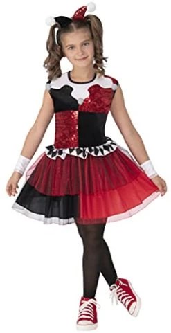 Super Villains Harley Quinn Girl's Costume