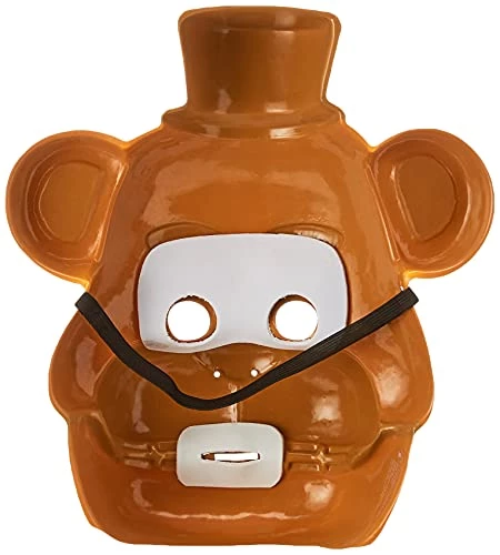 Rubie's Adult Five Nights At Freddy's Freddy Half Mask White 5 Rubie's Adult Five Nights At Freddy's Freddy Half Mask White - Image 3