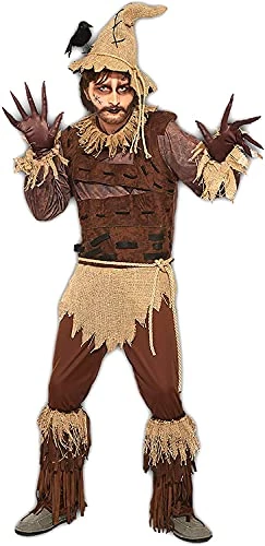 Forum Men's Rustic Scarecrow, Brown, Standard