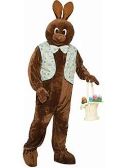 Forum Novelties Easter Bunny Vest And Bow Tie Set, As Shown, One Size