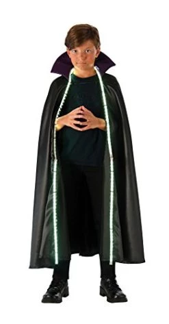 Rubie's Costume Kids Deluxe Glowing Vampire Cape Costume, Medium