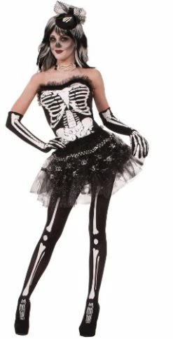 Forum Novelties Women's Skeleton Costume Corset