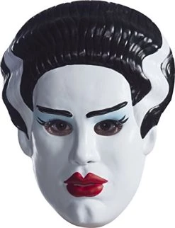 Rubie's Women's Universal Monsters Bride Of Frankenstein Vacuform Adult Mask, As Shown, One Size