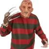 A Nightmare On Elm Street Freddy Krueger Costume Deluxe Overhead Mask -Rubies Shop 41Ei51TjAML
