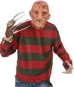 A Nightmare On Elm Street Freddy Krueger Costume Deluxe Overhead Mask -Rubies Shop 41Ei51TjAML. AC