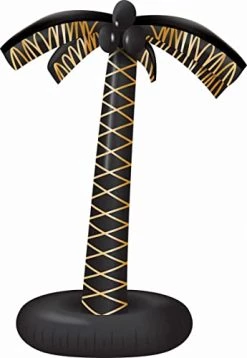 Form Novelties Luxe Inflatable Palm Tree, 6-Foot Luau Supplies, Shown