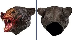 Rubie's Adult Cocoa Black Bear Deluxe Overhead Latex Mask, As Shown -Rubies Shop 41FRbNYTaL