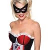 Rubie's Costume Co Women's Dc Superheroes Harley Quinn Mask -Rubies Shop 41FnYCekCiL