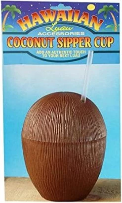 Forum Novelties Hawaiian Luau Party Tiki Bar Coconut Cup -Rubies Shop 41FrdULfjML. AC