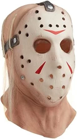 Friday The 13th Jason Voorhees Overhead Mask -Rubies Shop 41FuRXLbqcS. AC