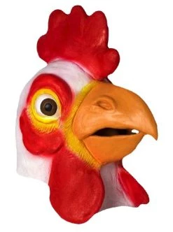 Forum Novelties Men's Deluxe Adult Latex Chicken Mask (item May Vary From The Image On Site)