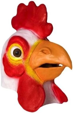 Forum Novelties Men's Deluxe Adult Latex Chicken Mask (item May Vary From The Image On Site) -Rubies Shop 41Hu0MZmA6L. AC