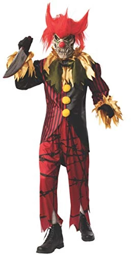Rubie's Mens Opus Collection Creepy Circus Men's Crazy Clown Costume 3 Rubie's Mens Opus Collection Creepy Circus Men's Crazy Clown Costume