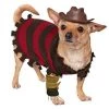 Rubie's Unisex Adult Nightmare On Elm Street Freddy Krueger Pet Costume Party Supplies, Multicolor, S Neck 12 Girth 17 Back 11 US -Rubies Shop 41IrDXK4yzL