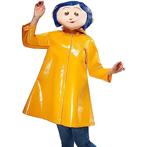 Rubie's Adult Coraline Deluxe Overhead Latex Mask, As Shown, One Size 6 Rubie's Adult Coraline Deluxe Overhead Latex Mask, As Shown, One Size - Image 4