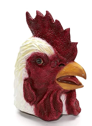 Deluxe Latex Rooster Mask 3 Deluxe Latex Rooster Mask
