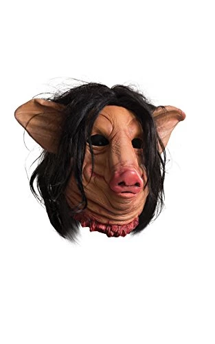 Rubie's Men's Saw Pig Face Overhead Latex Mask 3 Rubie's Men's Saw Pig Face Overhead Latex Mask